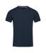 Stars mens clive crew neck tee blue midnight Stedman-1