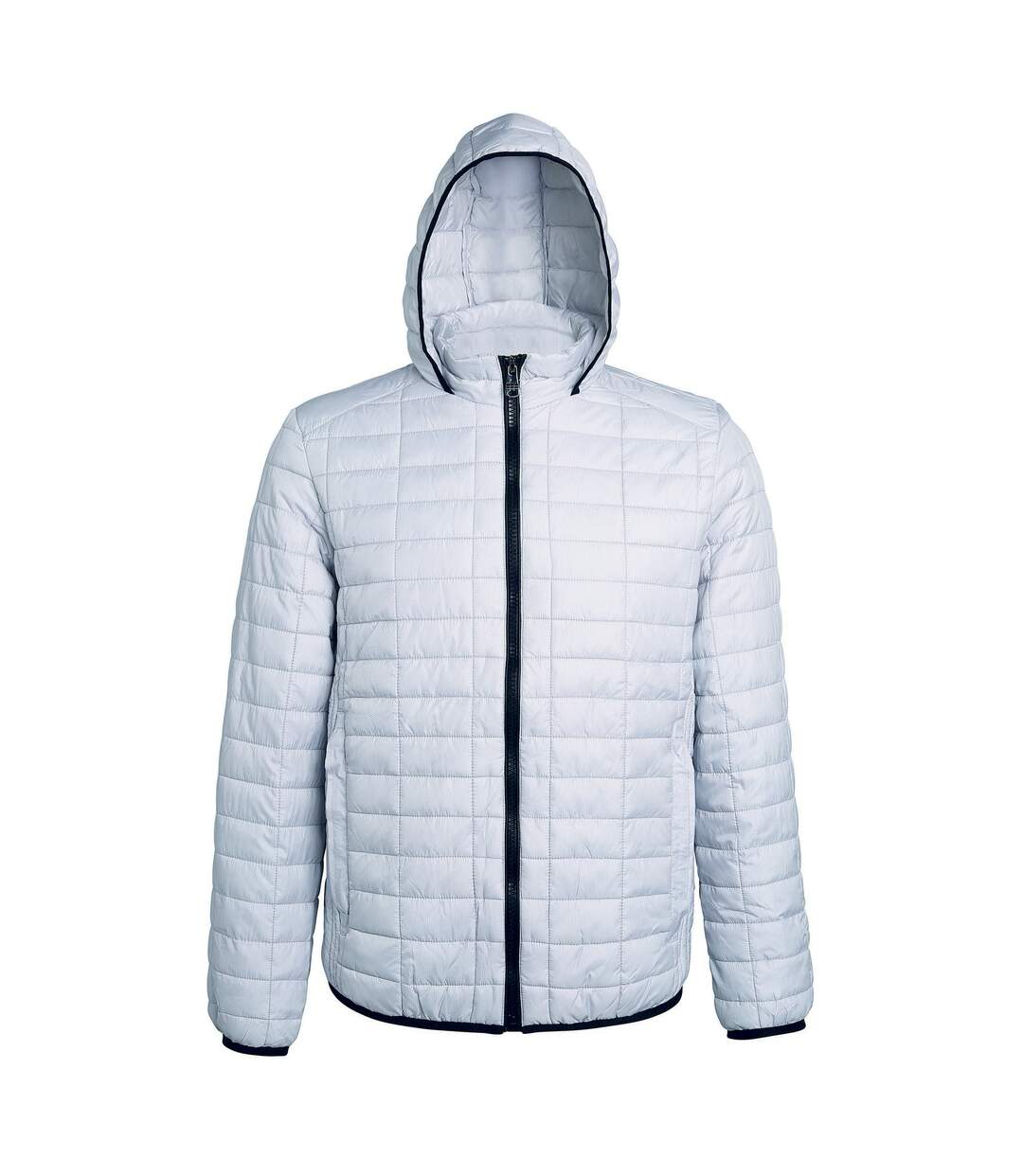 Honeycomb doudoune à capuche matelassée femme blanc 2786