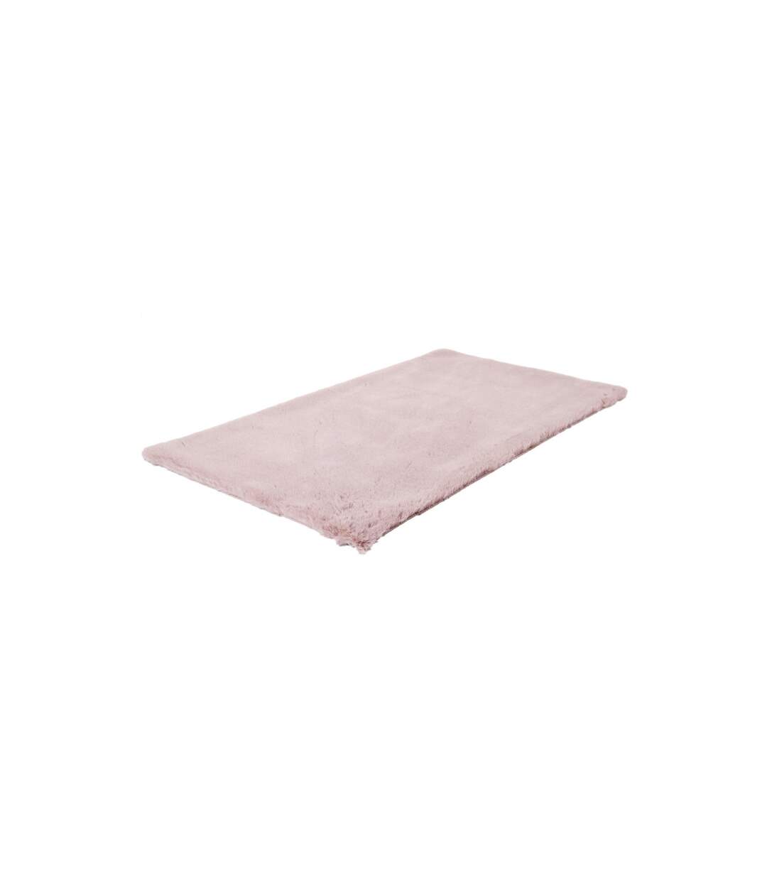 Tapis Imitation Fourrure Fin 60x110cm Rose-3
