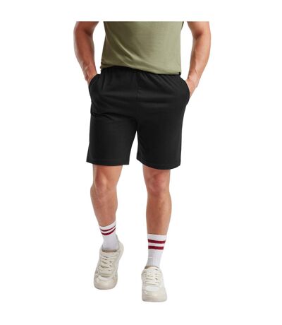 Mens Iconic 195 Jersey Shorts Black Fruit Of The Loom