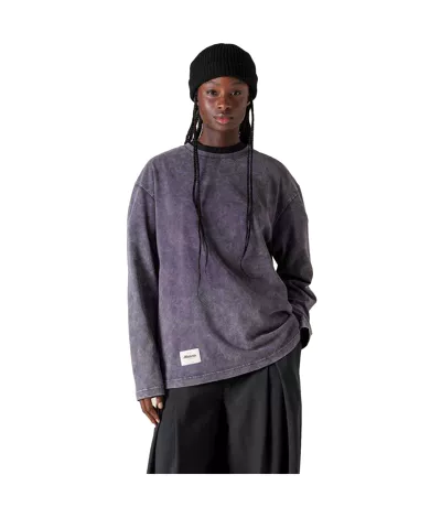 T-shirt Manches Longues Sportstyle Homme Violet Mizuno