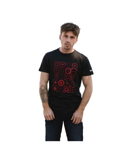 Mens Ss25 Target Pattern T-shirt Navy Lambretta