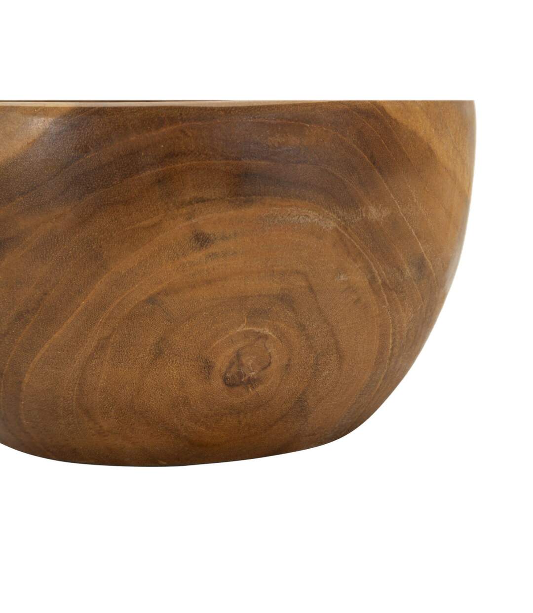 Vide-Poche en Teck Erusi 15cm Naturel-4