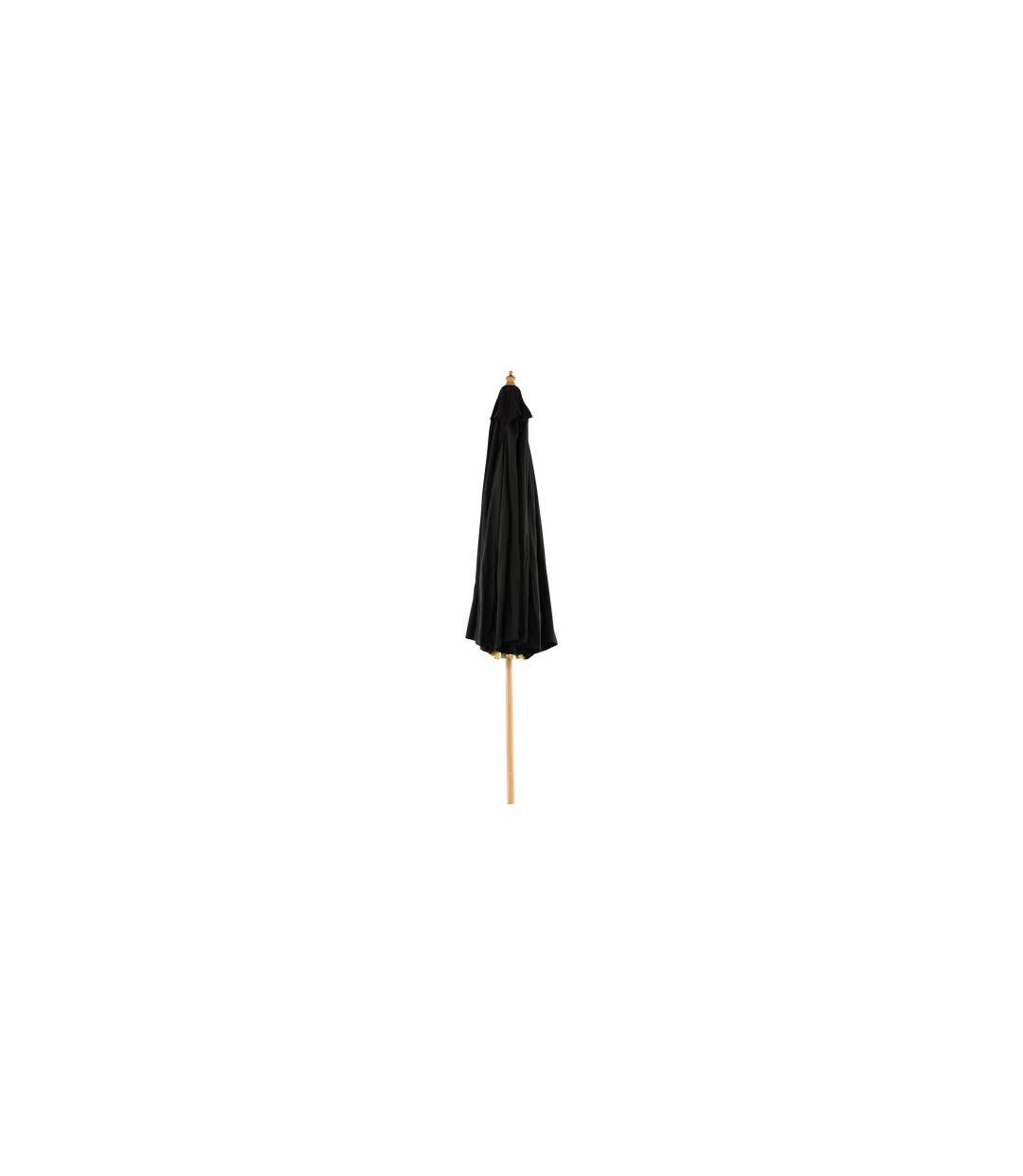 Parasol en Bois Nypo 330cm Noir-4