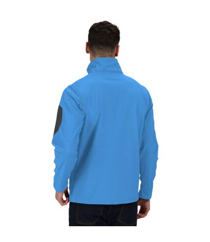Regatta Standout Mens Arcola 3 Layer Waterproof And Breathable Softshell Jacket (French Blue/Seal Grey) - UTRG1461