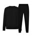Mens Woven Logo Tailored Tracksuit Black Born Rich-2
