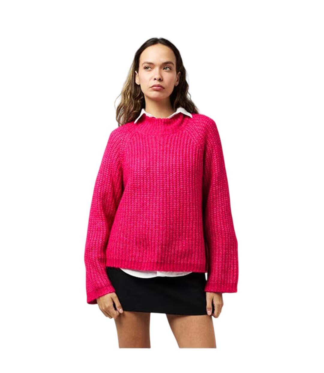 Unisex Adult Relaxed Fit Casual Sweatshirt Beetroot Purple Pieces-4