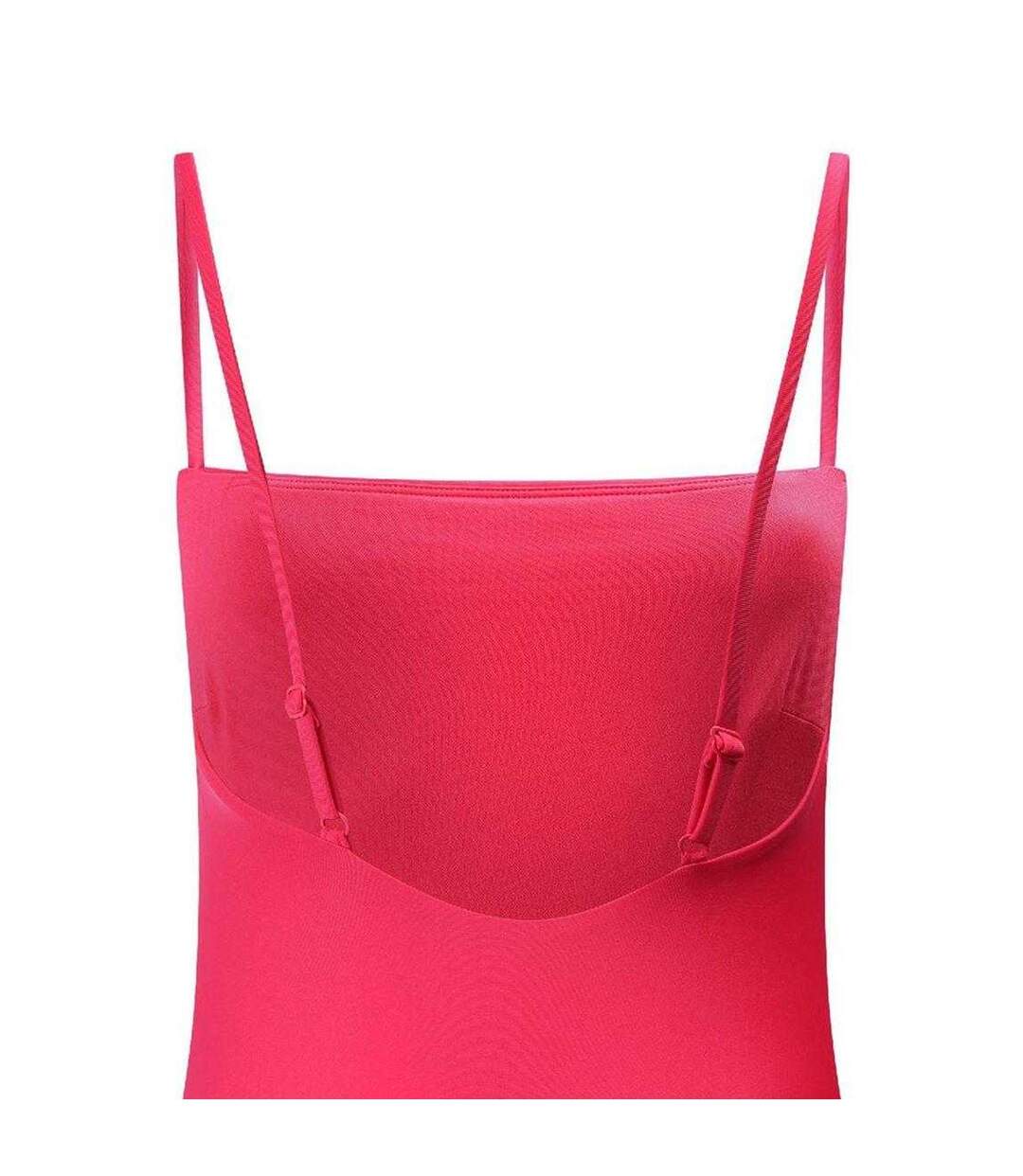 Maillot De Bain 1 Pièce Uni À Bretelles Fines Femme Rose Corail Speedo-4