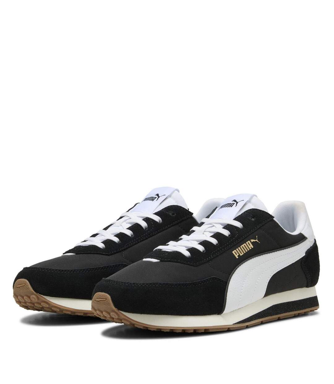 Mens St Miler Trainers Black White Puma-1