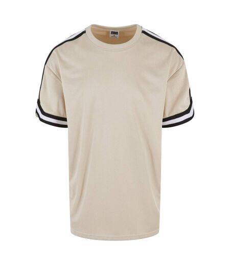 T-shirt Motif/style À Rayures Homme Blanc Cassé Urban Classics