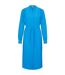Robe Chemisier Mi-longue Manches Longues Dibanorah Femme Bleu Vif Boss-2