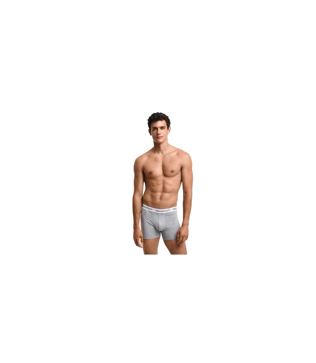 Pack Of 3  Mens Cotton Blend Briefs  Grey Black White Gant-1