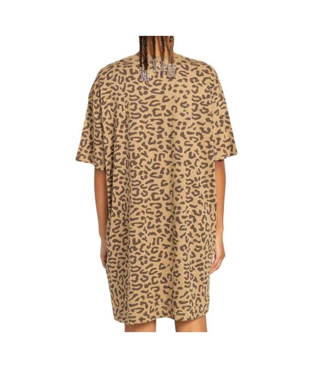 Robe Marron à Motifs Femme Element Szyget Animal - XS/S-2