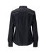 Womens/ladies Frontline Poplin Shirt Deep Black Mascot-2