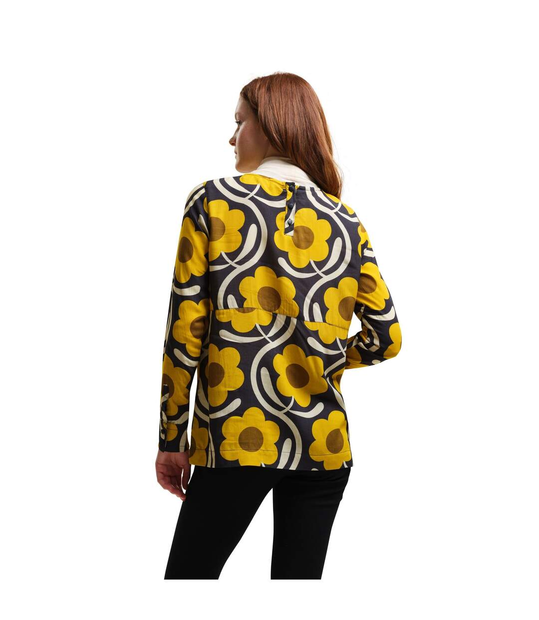 Womens/ladies Orla Floral Lightweight Breathable Blouse Apple Blossom Yellow Regatta-2