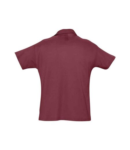 Polo Summer Homme Bordeaux SOLS