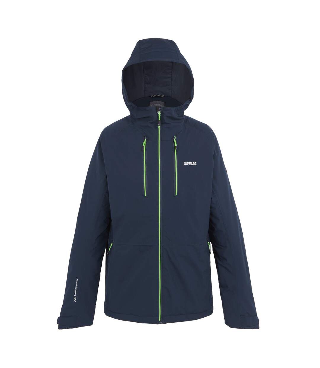 Mens highton iii stretch padded jacket navy/green flash Regatta