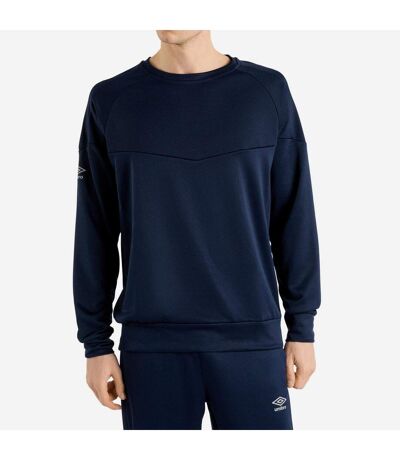 Mens sportswear sweatshirt dark navy Umbro