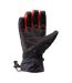 Iguana Mens Kaito Logo Ski Gloves (Black/Cherry Tomato) - UTIG1067