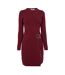 Robe Droite Sammie Femme Bordeaux Never Fully Dressed-2