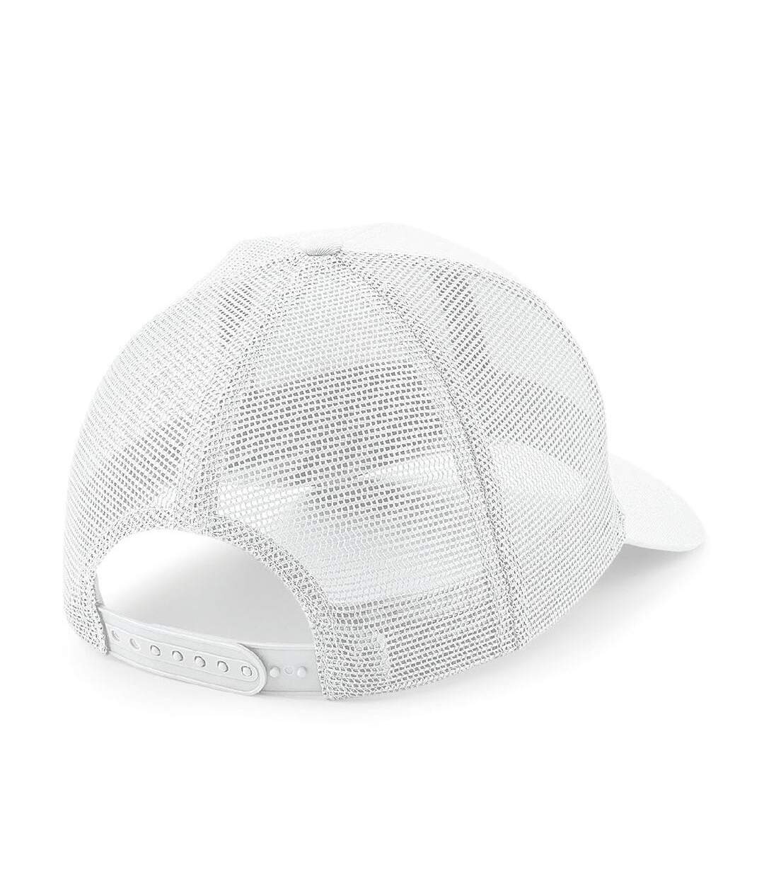 Casquette trucker urbanwear adulte blanc Beechfield-2