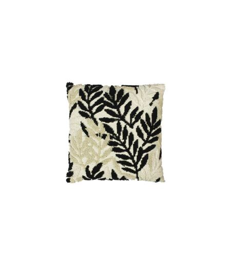 Furn Caliko Botanical Throw Pillow Cover (Natural/Black) (One Size)