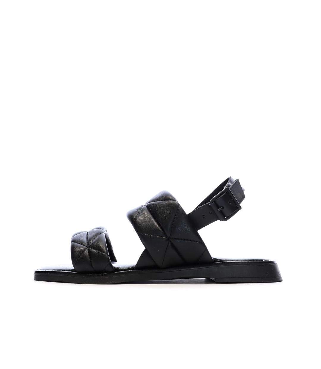 Sandales noir femme replay betty padded-1