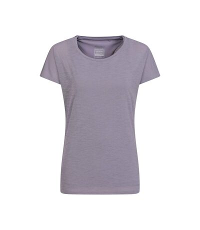 Mountain Warehouse Womens/Ladies Double Layered T-Shirt (Purple) - UTMW352