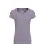 Womens/ladies double layered t-shirt purple Mountain Warehouse