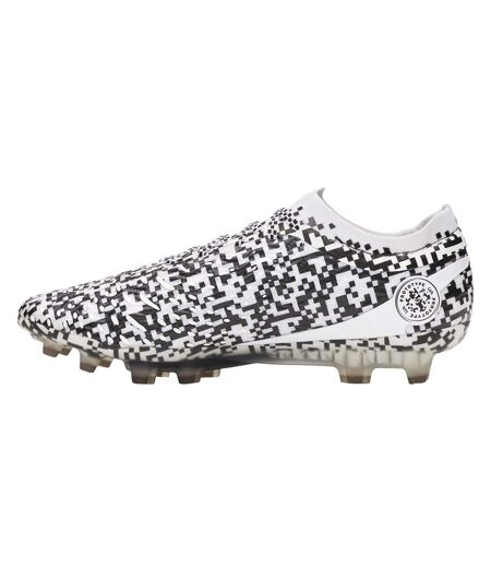 Chaussures De Foot Pour Terrain Ferme Motif/style Pixelisé Elite Adulte Noir Blanc Under Armour
