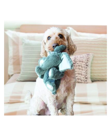 Comfort kiddos elephant plush dog toy 7in x 5in x 4.7in blue KONG