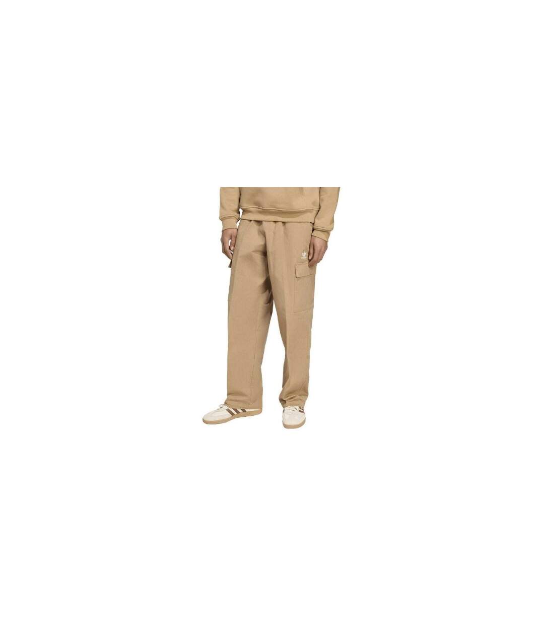 Pantalon À Poches Trefoil Essentials Homme Marron Adidas-1