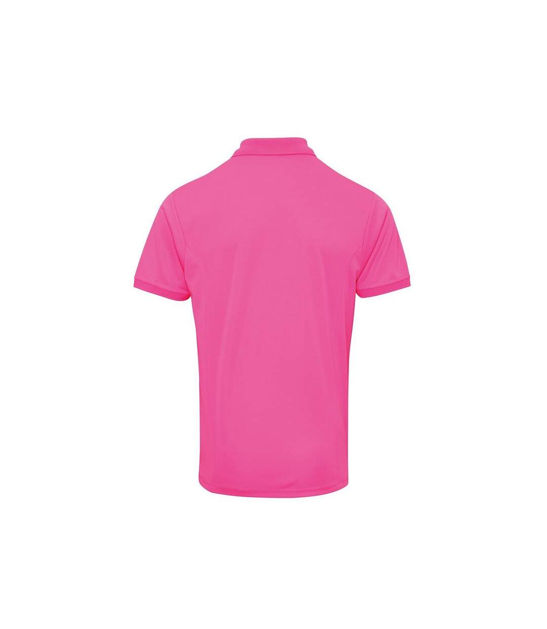 Polo coolchecker homme rose néon Premier-2