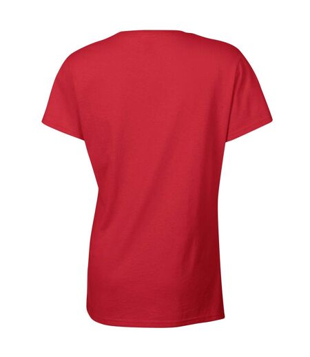 Gildan Womens/Ladies Cotton Heavy T-Shirt (Red) - UTRW9774
