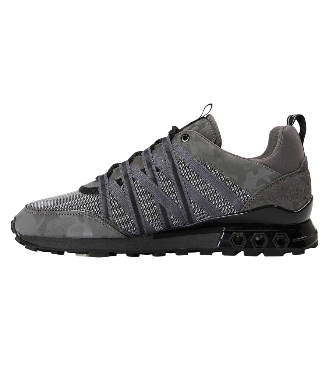 Mens Fearia Hex-tech Trainers Grey Black Cruyff-2
