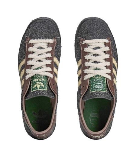 Unisex Adult Forrest Hills Suede Trainers Black Adidas