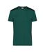 T-shirt Workwear Strong Homme Vert Foncé Noir James And Nicholson-1