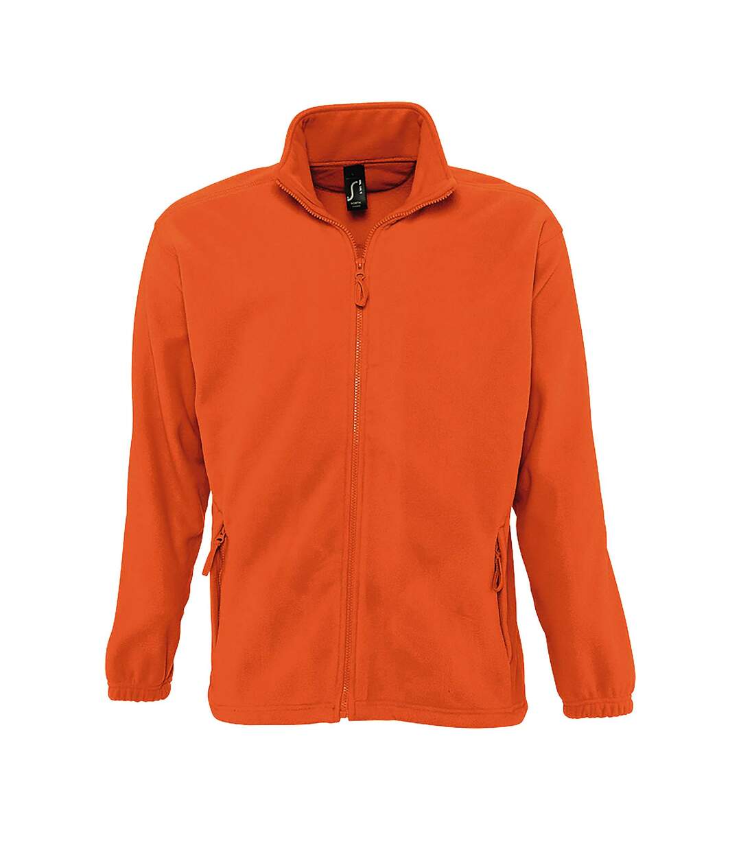 Veste polaire north homme orange néon SOLS