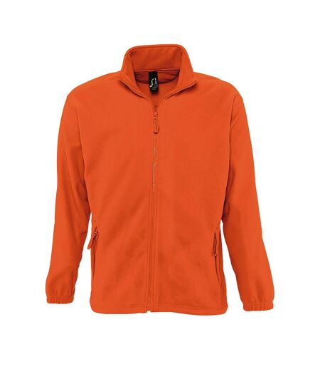 SOLS Mens North Full Zip Outdoor Fleece Jacket (Neon Orange) - UTPC343