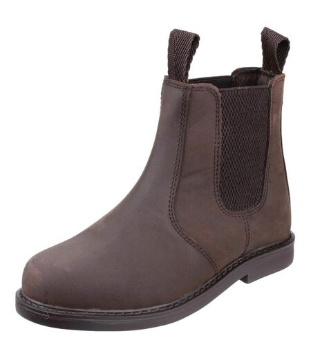 Bottines unisexe marron Amblers