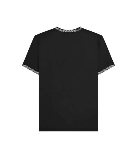 T-shirt Motif/style Deux Tons Homme Noir Lambretta