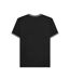 T-shirt Motif/style Deux Tons Homme Noir Lambretta-3