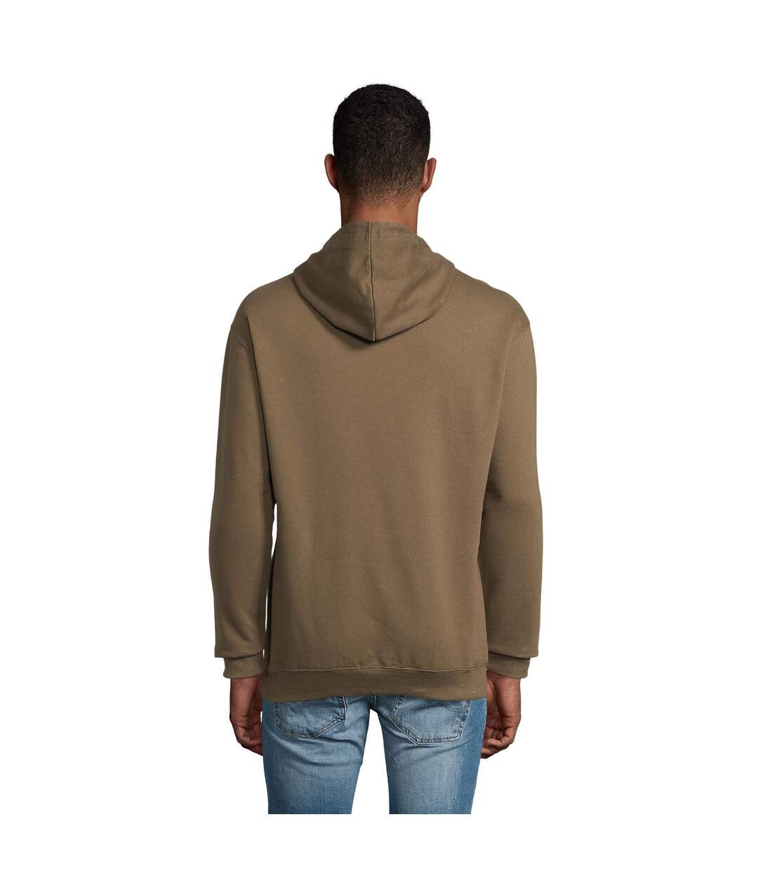 Sweat À Capuche Condor Adulte Kaki SOLS-2