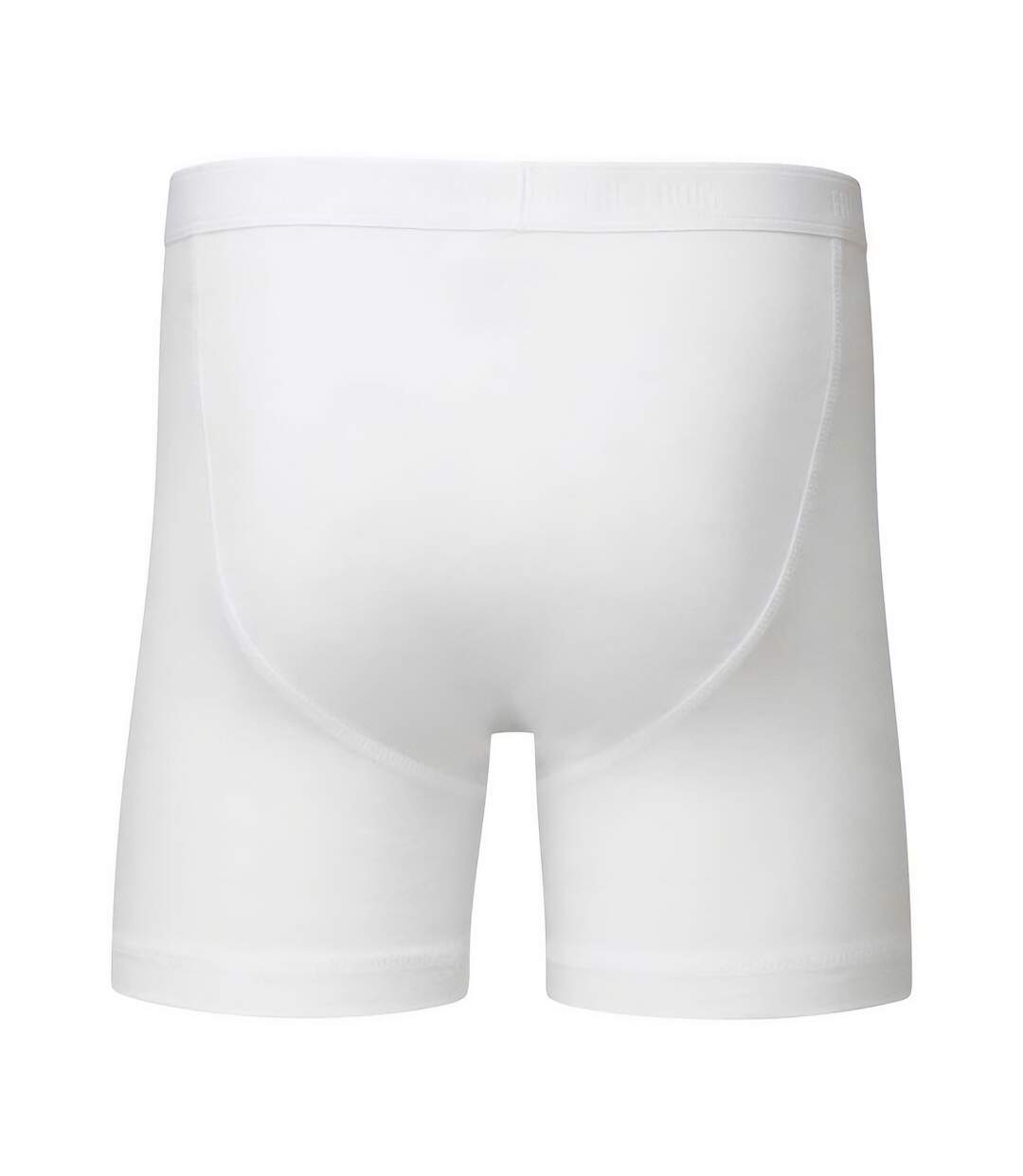 Pack of 2  Mens classic plain boxer shorts  white Fruit of the Loom-2