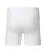 Pack of 2  Mens classic plain boxer shorts  white Fruit of the Loom-2