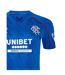 Maillot De Foot Motif/style Rangers Fc Femme Bleu Castore-3