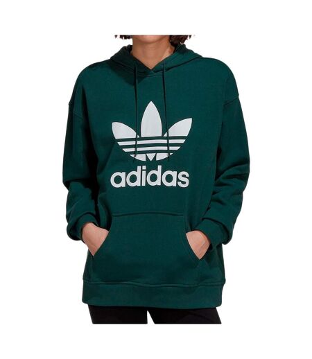 Sweat Vert Femme Adidas Trf Hoodie - 38