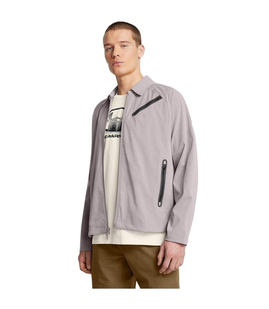 Blouson Aviateur Homme Gris Under Armour-1