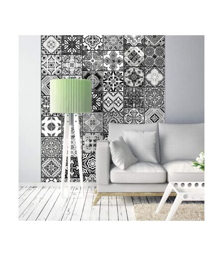 Papier Peint Arabesque Black & White 50x1000cm