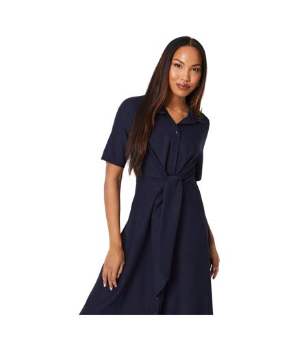 Robe chemisier femme bleu marine Principles